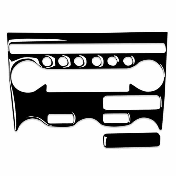 Für Nissan 370Z Z34 2009- 2 in 1 Auto AC Anpassung Panel Dekorative Aufkleber, Links und Rechts Antrieb Universal, AC Adjustment Panel – Bild 1