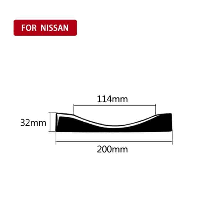 Für Nissan 370Z Z34 2009- Auto Multimedia Navigation Taste Dekorative Aufkleber, Links und Rechts Stick Universal, Multimedia Navigation Button – Bild 2