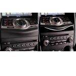 Für Nissan 370Z Z34 2009- Auto Multimedia Navigation Taste Dekorative Aufkleber, Links und Rechts Stick Universal, Multimedia Navigation Button – Bild 5