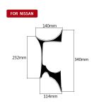 Für Nissan 370Z Z34 2009- Auto Wasserbecherhalter Panel Dekorativer Aufkleber, Links- und Rechtsantrieb Universal, Water Cup Holder Panel – Bild 2