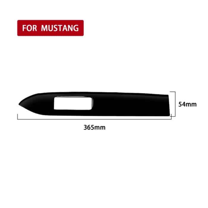 Für Ford Mustang 2015–2020, Auto-Armaturenbrett, dekorativer Aufkleber, linker Antrieb, Dashboard, Left Drive – Bild 2