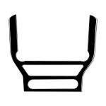 Für Ford Mustang 2015–2020, Auto-CD-Panel, dekorativer Aufkleber, linker und rechter Antrieb, universell, CD Panel