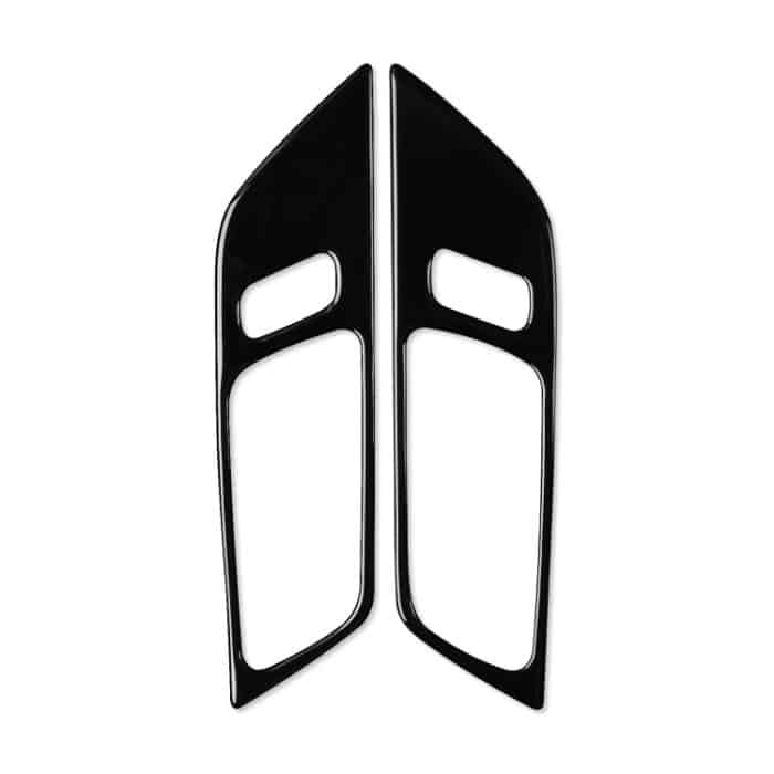 CAR9990B.jpg Für Ford Mustang 2015-2020 Autotürgriffverkleidung dekorativer Aufkleber, linker und rechter Antrieb Universal, Door Handle Panel – Bild 1