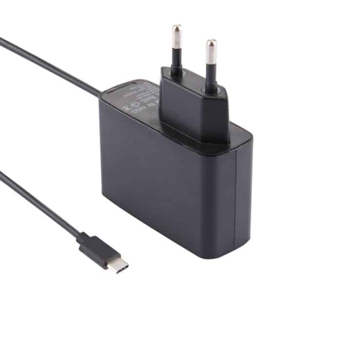 CHT4570.jpg Für Nintendo Switch NS Spielekonsole Wandadapter Ladegerät Ladegerät Adapter Ladeleistung, DC 5V, Kabellänge: 1,5 m, EU-Stecker (schwarz) – Bild 1