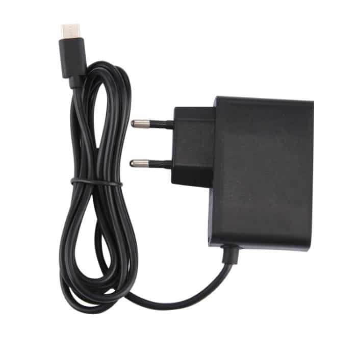 Für Nintendo Switch NS Spielekonsole Wandadapter Ladegerät Ladegerät Adapter Ladeleistung, DC 5V, Kabellänge: 1,5 m, EU-Stecker (schwarz) – Bild 2