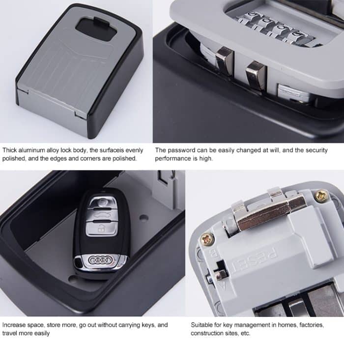 Große Aufbewahrungsbox aus Metall mit Passwortschloss, Villa-Sicherheitsbox, Wandschrank, Sicherheitsbox – Bild 5