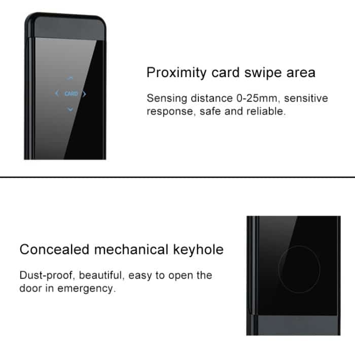 DPY-5634 Hotel IC Magnetkarten-Induktionsschloss Elektronisches Türschloss – Bild 3