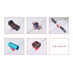 5 PCS Fahrrad Fahrrad hochfeste Gurte Halter für Handy Lichter Computer, zufällige Farblieferung – Bild 6