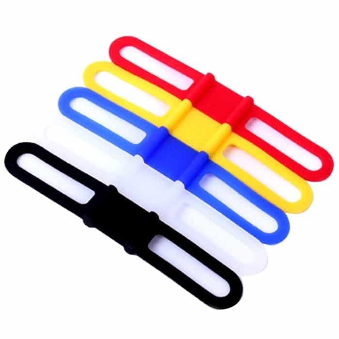 5 PCS Fahrrad Fahrrad hochfeste Gurte Halter für Handy Lichter Computer, zufällige Farblieferung – Bild 8
