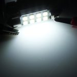 2 PCS 36mm Festoon 3W 300LM Weißlicht 8 LED 3528 SMD Canbus Fehlerfreie Auto-Leselampen, DC 12 – Bild 5