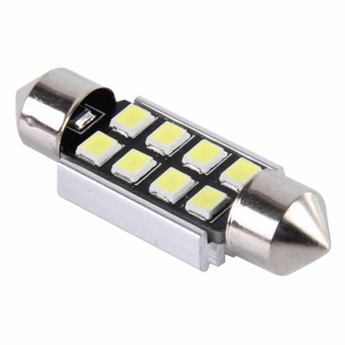 2 PCS 41mm Festoon 3W 300LM Weißlicht 8 LED 3528 SMD Canbus Fehlerfreie Auto-Leselampen, DC 12 – Bild 2