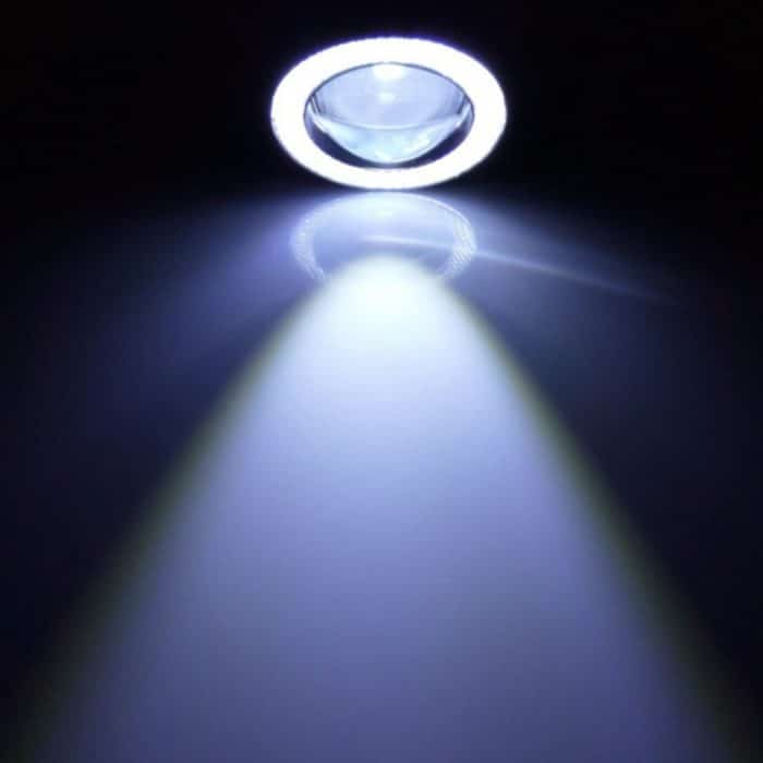3,5 Zoll DC 12V 10W 900LM 7000K Auto Angel Eyes Nebelscheinwerfer Nebelscheinwerfer (weißes Licht + weißes Licht), 3.5 inch – Bild 7
