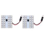 2 PCS Colourful 41MM T10 + Bicuspid Port Fernbedienung Auto Dome Lampe LED Leselampe mit 24 LED Leuchten – Bild 2