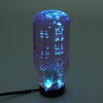Crystal Car Breathing Racing Dash LED Magic Lamp Schaltknauf mit Sockel, Größe: 10,0 * 4,5 * 3,2 cm (Rot und Blau), Size: 10.0 * 4.5 * 3.2 cm(Purple), Size: 10.0 * 4.5 * 3.2 cm(Red), Size: 10.0 * 4.5 * 3.2 cm(Transparent) – Bild 5