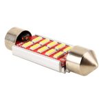 2 PCS DC 12 V 2 W 41 MM 4014 Bicuspid Port Keine Decodierung Auto Dome Lampe LED Leselicht mit 10 LED Lichter, 41MM – Bild 4