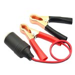 12-24V Auto Zigarettenanzünder Batterie Clip Adapterkabel (Rot + Schwarz) – Bild 3