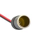 12-24V Auto Zigarettenanzünder Batterie Clip Adapterkabel (Rot + Schwarz) – Bild 5