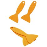 100 PCS Gelb Kunststoff Kleinschaber Auto Filmwerkzeuge Filmschaber Autozubehör – Bild 2