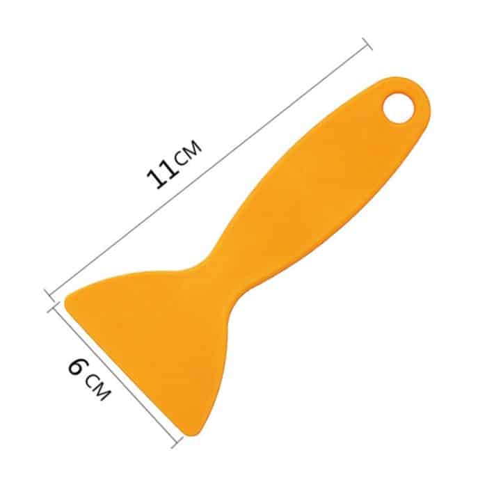 100 PCS Gelb Kunststoff Kleinschaber Auto Filmwerkzeuge Filmschaber Autozubehör – Bild 3