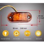 10 Stück Auto-LKW-Anhänger Piranha LED-Seitenmarkierungs-Anzeigeleuchten, Leuchtmittel, Lichtfarbe: Gelb, Yellow, White Light – Bild 4