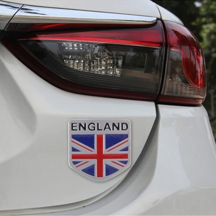 England Flagge Stil Metall Auto Aufkleber – Bild 5