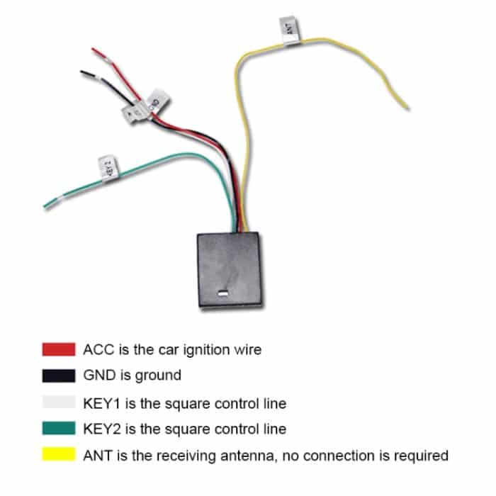 1 Stellen Sie die drahtlose multifunktionale DVD-Navigationsschlüssel-Fernbedienung für die universelle Lenkradsteuerung ein – Bild 5