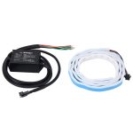 1,5 m Auto Auto wasserdicht Universal hinten bunt fließend Licht Rücklichter Rotlicht Bremslicht Gelb Licht Blinker Licht LED Lampe Streifen Heckdekoration, DC 9-36V – Bild 5