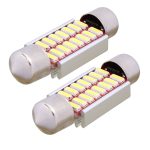 2 PCS Festoon 36mm 2W 160LM Weißlicht 16 LED SMD 4014 Fehlerfreie Nummernschildleuchten Autolampe – Bild 2