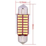 2 PCS Festoon 36mm 2W 160LM Weißlicht 16 LED SMD 4014 Fehlerfreie Nummernschildleuchten Autolampe – Bild 4