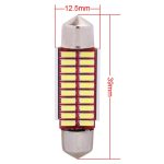 2 PCS Festoon 39mm 2W 200LM Weißlicht 20 LED SMD 4014 Fehlerfreie Nummernschildleuchten Autolampe – Bild 4