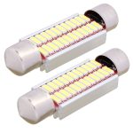 2 PCS 41mm 2W 240LM Weißlicht 24 LED SMD 4014 Fehlerfreie Kennzeichenbeleuchtung Autolampe – Bild 2