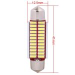2 PCS 41mm 2W 240LM Weißlicht 24 LED SMD 4014 Fehlerfreie Kennzeichenbeleuchtung Autolampe – Bild 4