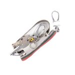 Universelle Leder-Krokodil-Textur, an der Taille hängende Reißverschluss-Geldbörsen, Schlüsselhalter-Tasche (ohne Schlüssel), Crocodile Texture – Bild 4