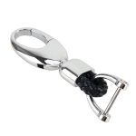 Auto-Schlüsselhalter aus Metall mit zwei Ringen, Key Holder With Two Rings(Black), Key Holder With Two Rings(Brown) – Bild 3