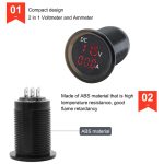 B3613 IP67 Wasserdichtes Fahrzeugmodifikation 4,5-30 V Voltmeter + Amperemeter – Bild 8