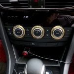 3-teiliges Auto-Aluminium-Klimaanlagenknopfgehäuse für ATENZA, For ATENZA(Gold), For ATENZA(Blue), For ATENZA(Red), For ATENZA(Silver)