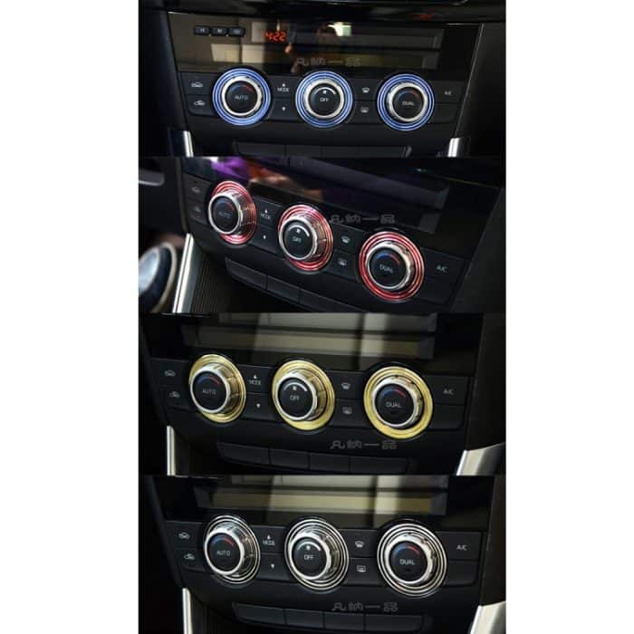 3-teiliges Auto-Aluminium-Klimaanlagenknopfgehäuse für ATENZA, For ATENZA(Gold), For ATENZA(Blue), For ATENZA(Red), For ATENZA(Silver) – Bild 6
