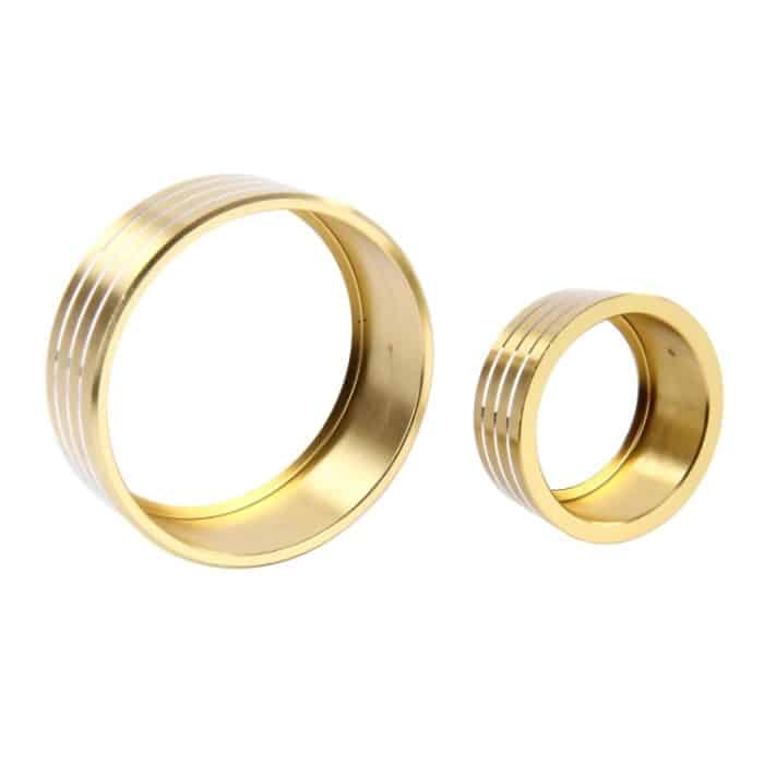 3 Stück Auto-Aluminium-Klimaanlagenknopfgehäuse für Honda, For Honda(Gold), For Honda(Blue), For Honda(Red) – Bild 3