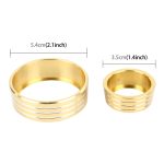 3 Stück Auto-Aluminium-Klimaanlagenknopfgehäuse für Honda, For Honda(Gold), For Honda(Blue), For Honda(Red) – Bild 4