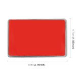 Universal Auto Italien Flagge Rechteck Form VIP Metall Dekorative Aufkleber, Italy Flag (Gold), Italy Flag (Silver) – Bild 3