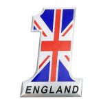 Universal Car UK Flagge Nummer 1 Form Metall dekorative Aufkleber – Bild 2