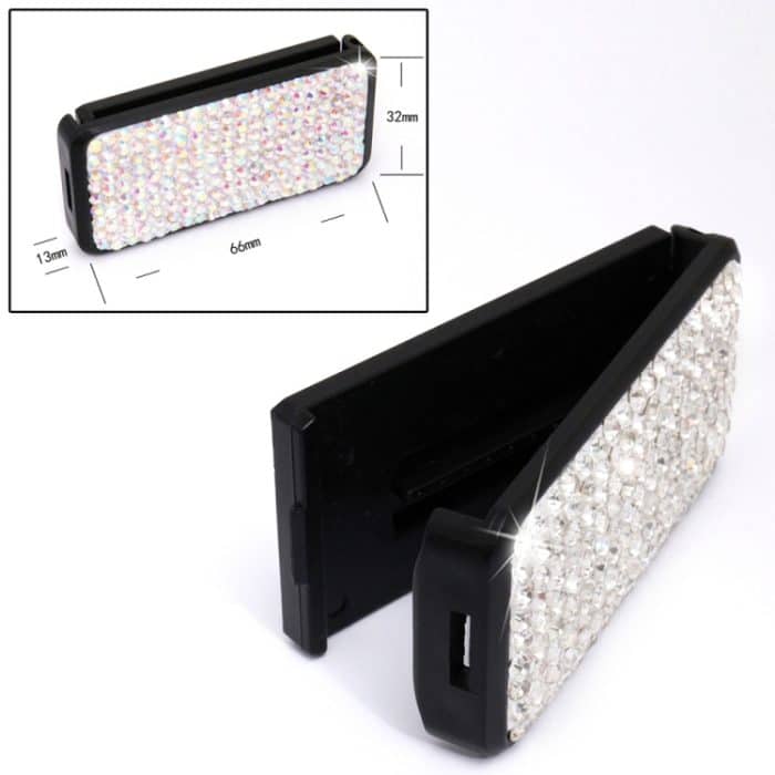 Auto-Sicherheitsgurte, Kristall-Clip-Fixierer, Straffregler, Crystal Black, Crystal Colour, Crystal Pink, Crystal Blue, Crystal Red, Crystal White – Bild 3