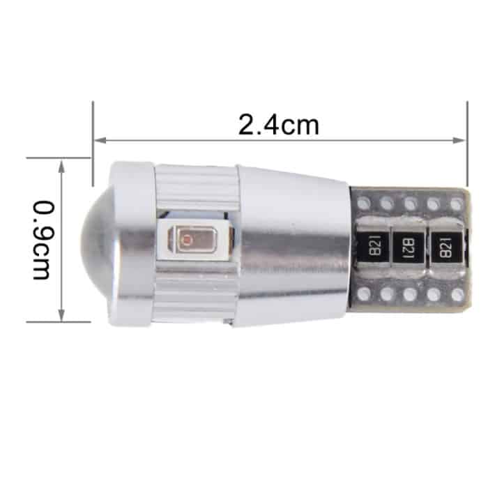 2 Stück T10 3 W 6 SMD-5630 LEDs fehlerfreie Canbus-Auto-Umrissleuchte, DC 12 V, 6 SMD-5630 LEDs – Bild 5
