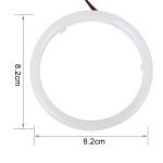 2 PCS 2,5 Zoll 3 W Weißlicht + Gelblicht Auto Angel Eyes Light, DC 12 V Kabellänge: 50 cm – Bild 4