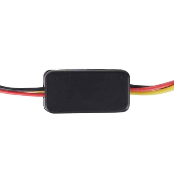 2 PCS 2,5 Zoll 3 W Weißlicht + Gelblicht Auto Angel Eyes Light, DC 12 V Kabellänge: 50 cm – Bild 5