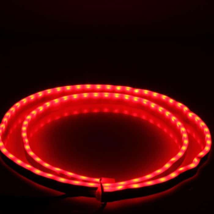 1,5 m Auto Auto wasserdichtes universelles vierfarbiges Rücklicht mit Rücklicht, Rücklichtregler, eisblaues Lichtfahrlicht, Rücklicht mit weißem Licht, Bremslicht mit rotem Licht, Blinklicht mit gelbem Licht, LED-Lampenstreifen-Heckdekoration – Bild 5