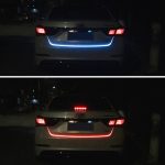 1,5 m Auto Auto wasserdichtes universelles vierfarbiges Rücklicht mit Rücklicht, Rücklichtregler, eisblaues Lichtfahrlicht, Rücklicht mit weißem Licht, Bremslicht mit rotem Licht, Blinklicht mit gelbem Licht, LED-Lampenstreifen-Heckdekoration – Bild 8