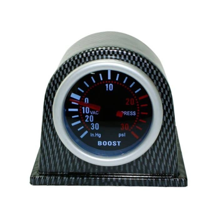 52mm 12V Universal Car Modified LED Weißlicht Turbo Boost Gauge – Bild 2