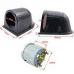 52mm 12V Universal Car Modified LED Weißlicht Turbo Boost Gauge – Bild 5