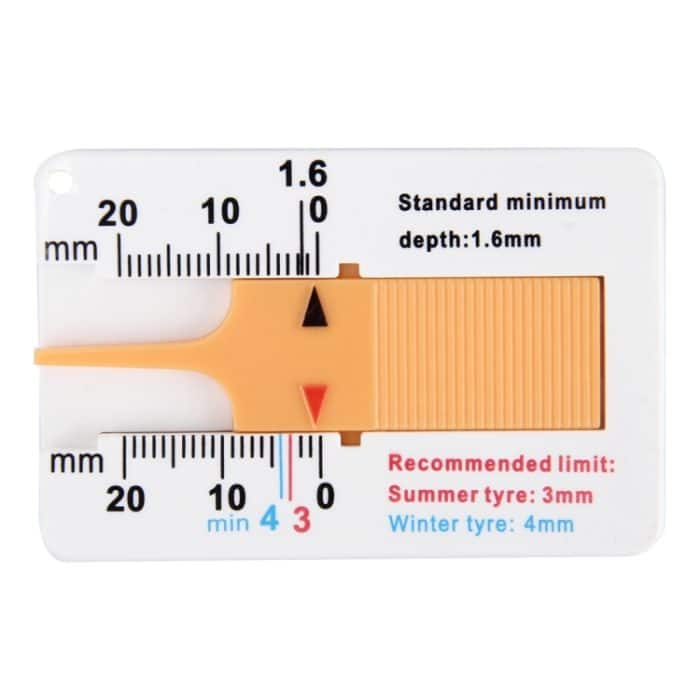 2 Stück 0–20 mm Kunststoff-Profilplan-Refinding-Runden Refining Outcome Exists Tread Tablets Kunststoff-Reifenprofil-Tiefenmesser, Plastic Tire Tread Depth Gauge, Plastic Tire Tread Depth Gauge(Blue) – Bild 4
